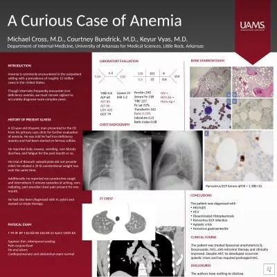 INTRODUCTION Anemia is commonly encountered in the outpatient setting with a prevalence