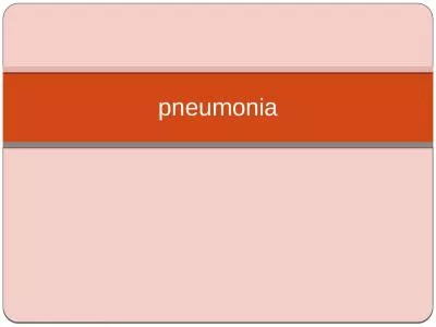 pneumonia Definition