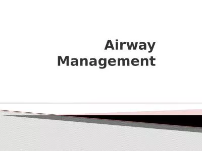 Airway Management Anatomy Review
