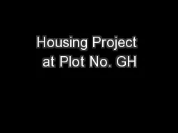 Housing Project at Plot No. GH