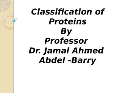 Classification of Proteins