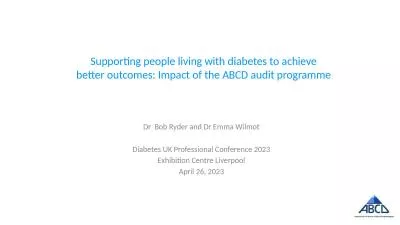 Supporting people living with diabetes to achieve better outcomes: Impact of the ABCD audit program