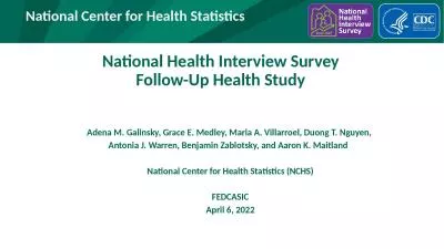 National Health Interview Survey