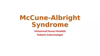 McCune-Albright  Syndrome