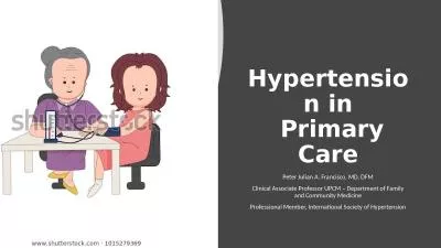 Hypertension in  Primary Care