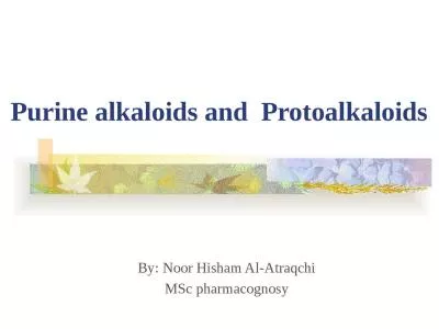 Purine  alkaloids and