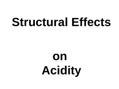 Structural Effects   on