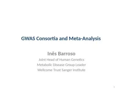 GWAS Consortia and Meta-Analysis