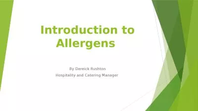 Introduction to Allergens