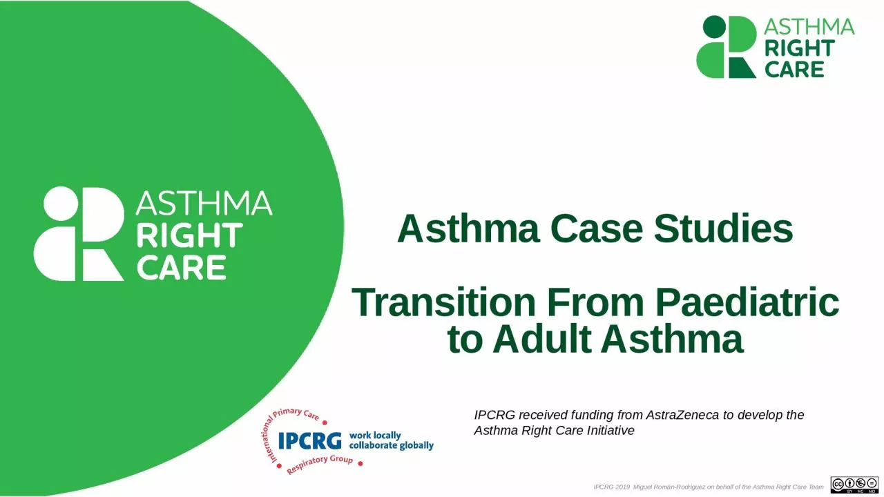 Asthma Case Studies Transition From Paediatric to Adult Asthma