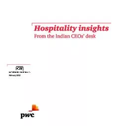 Indian hospitality sector falls within the spectrum of travel and tour