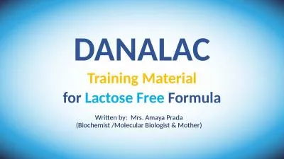 DANALAC Training Material