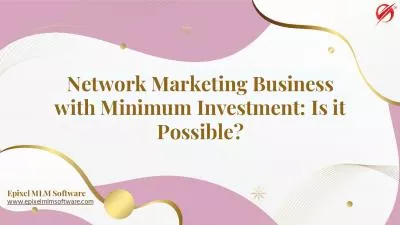 Network Marketing Ideas With Low Investments: Tips for Success