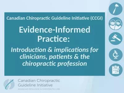 Canadian Chiropractic Guideline Initiative (CCGI)