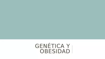 Genética   y   obesidad