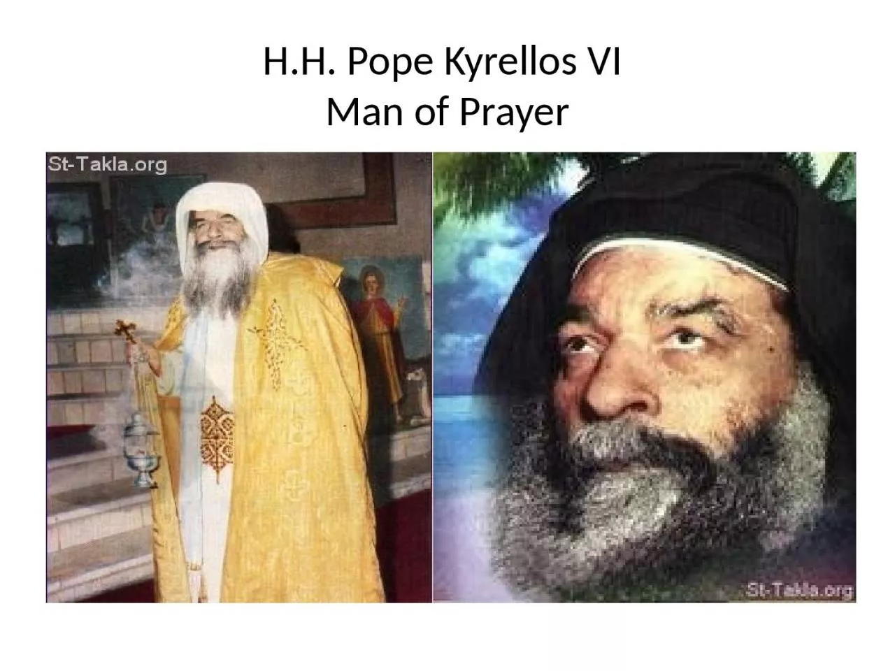 PPT-H.H. Pope Kyrellos VI