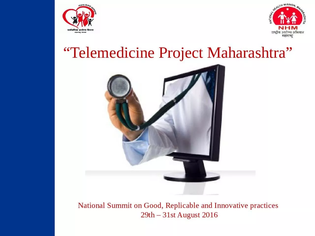 PPT-“Telemedicine Project Maharashtra”