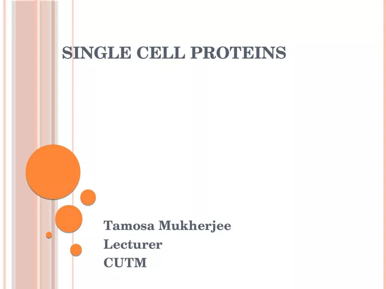 PPT-Single Cell Proteins Tamosa