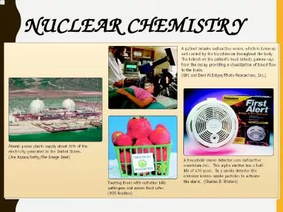 Nuclear Chemistry Aim #1: What is Nuclear Chemistry?