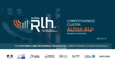 COMPETITIVENESS CLUSTER ALPHA-RLH