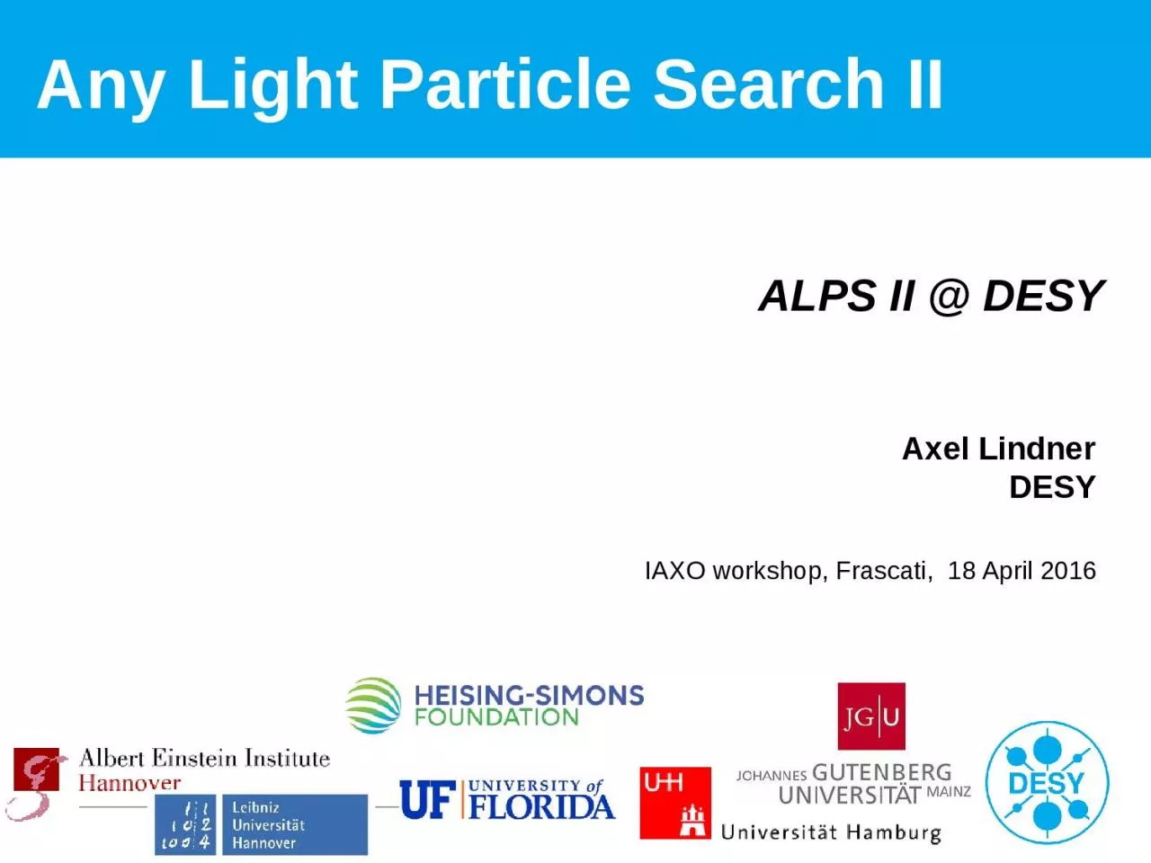 PPT-ALPS II @ DESY