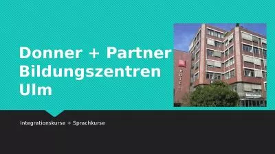 Donner + Partner Bildungszentren Ulm