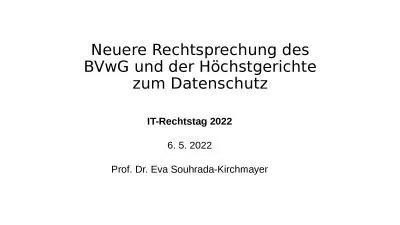 Neuere Rechtsprechung des BVwG und der Höchstgerichte zum Datenschutz