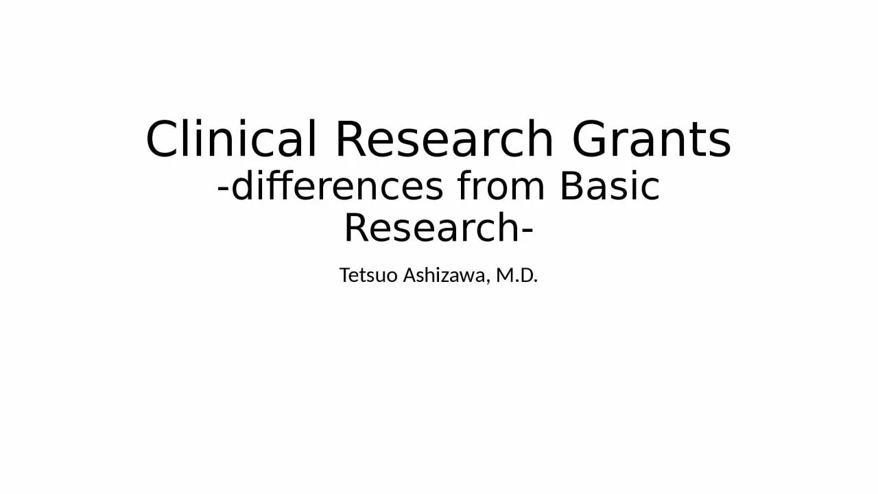 Clinical Research Grants