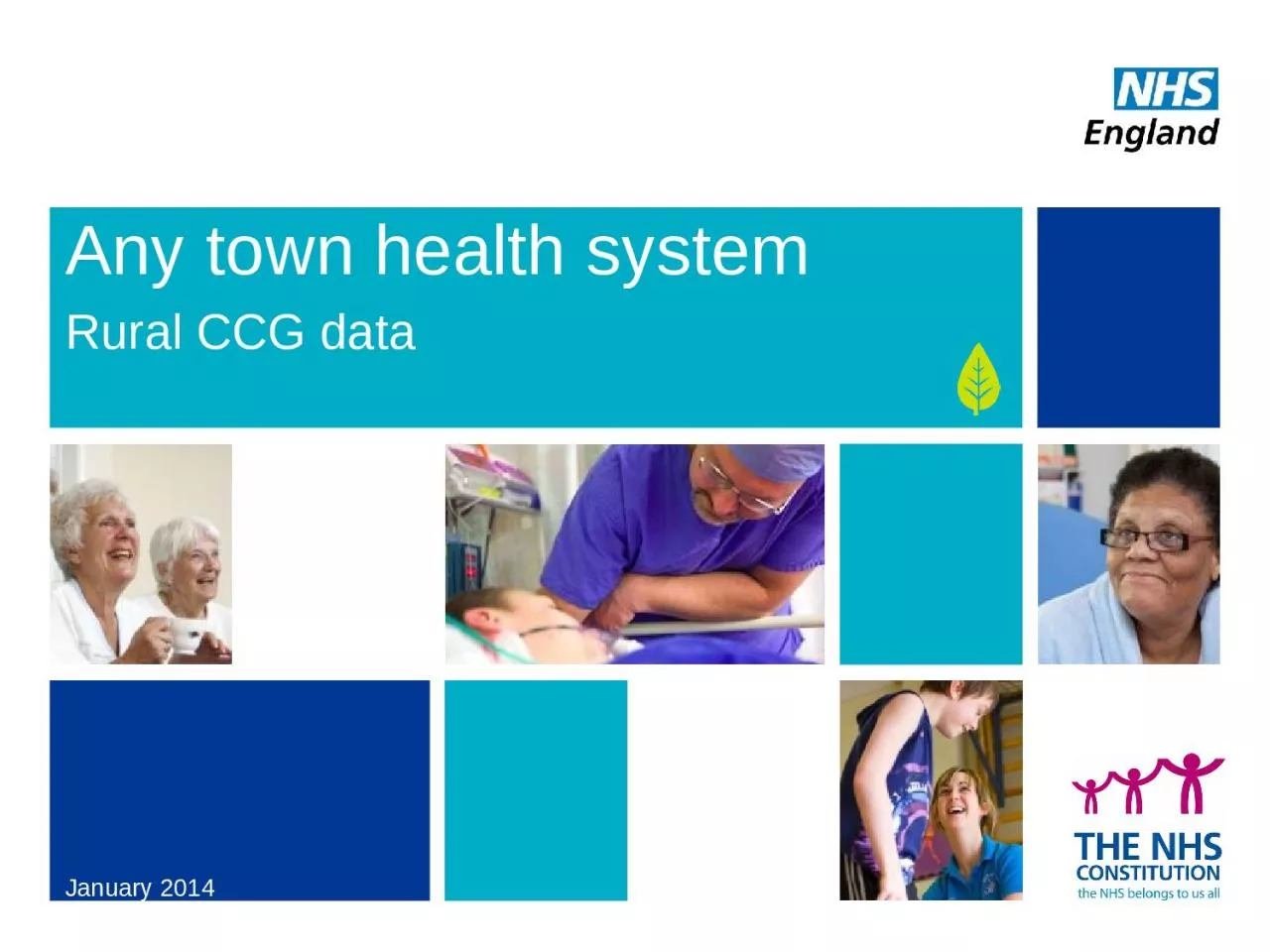 PPT-Any town health system Rural CCG data