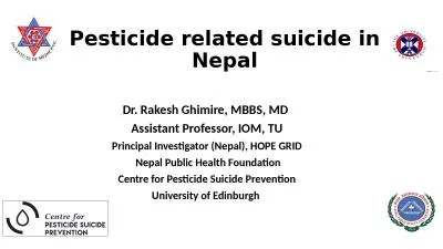 Pesticide related suicide in Nepal