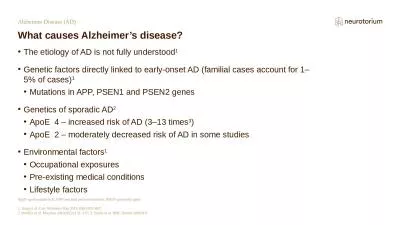 Alzheimer  Disease  (AD)