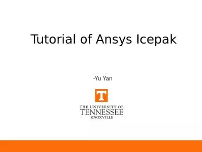 Tutorial of Ansys  Icepak