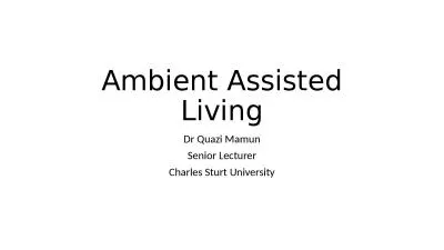 Ambient Assisted Living Dr