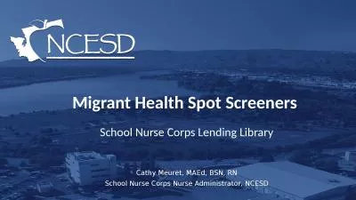 Migrant Health Spot Screeners