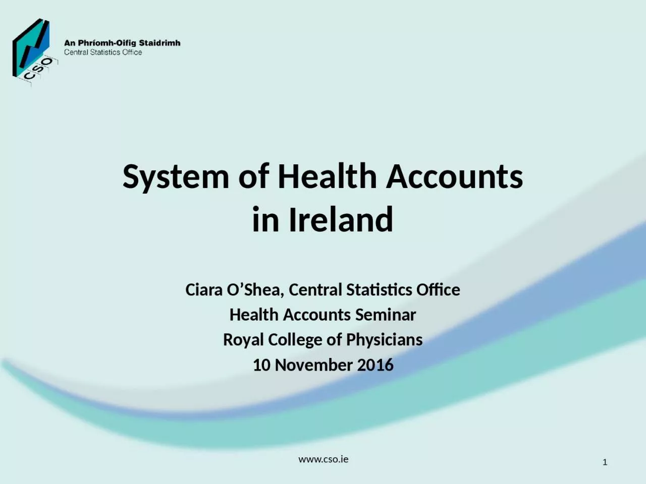 PPT-System of Health Accounts