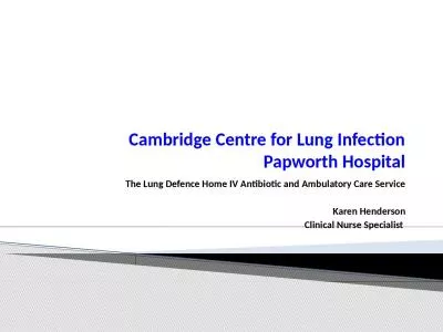 Cambridge Centre for Lung Infection