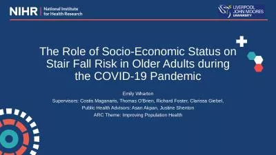 The Role of Socio-Economic Status on Stair Fall Risk in Older Adults during the COVID-19