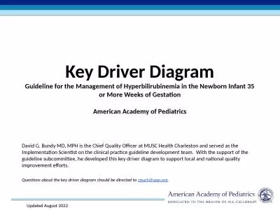 Key Driver Diagram Guideline for the Management of