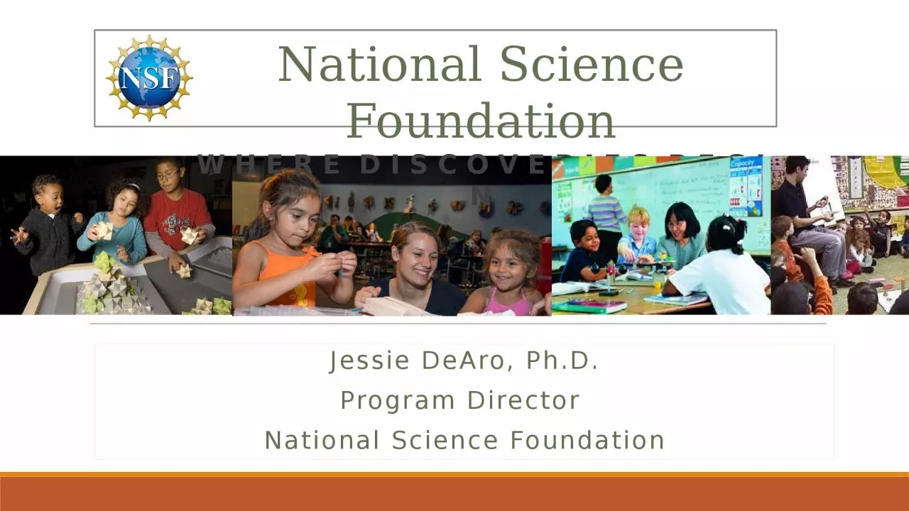 PPT-Jessie DeAro, Ph.D. Program Director