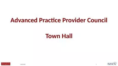 Advanced Practice Provider Council