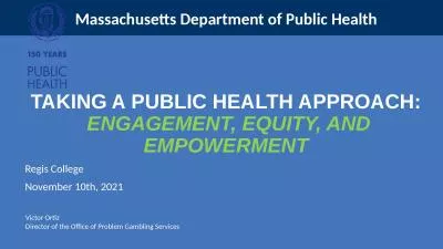 Taking a public Health Approach: