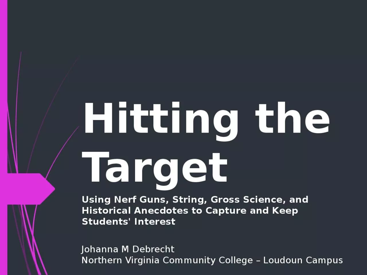 PPT-Hitting the Target Using