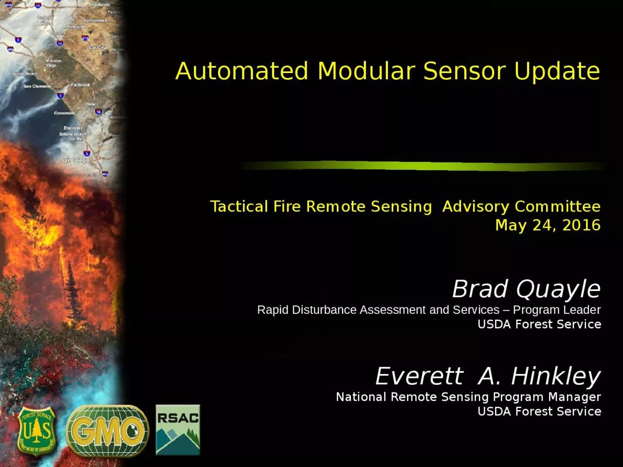 PPT-Brad Quayle Rapid Disturbance Assessment and