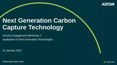 Next Generation Carbon Capture Technology