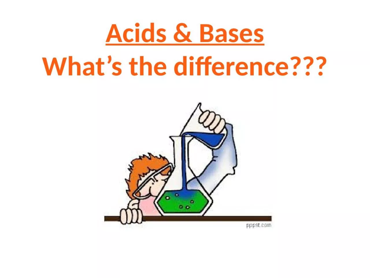 PPT-Acids & Bases What’s the difference???