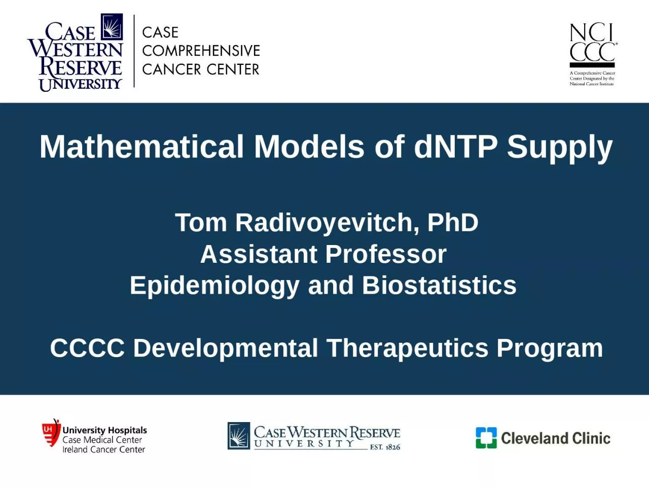 PPT-Mathematical Models of dNTP Supply