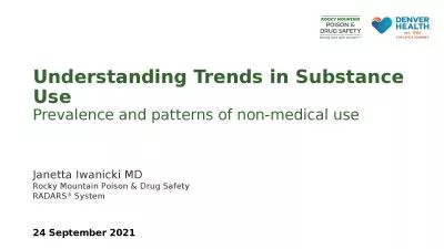 Understanding Trends in Substance Use