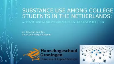 Substance use among college students in the Netherlands