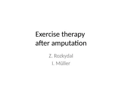 Exercise   therapy   after