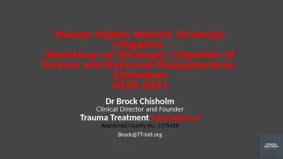 Human Rights Holistic Strategic Litigation